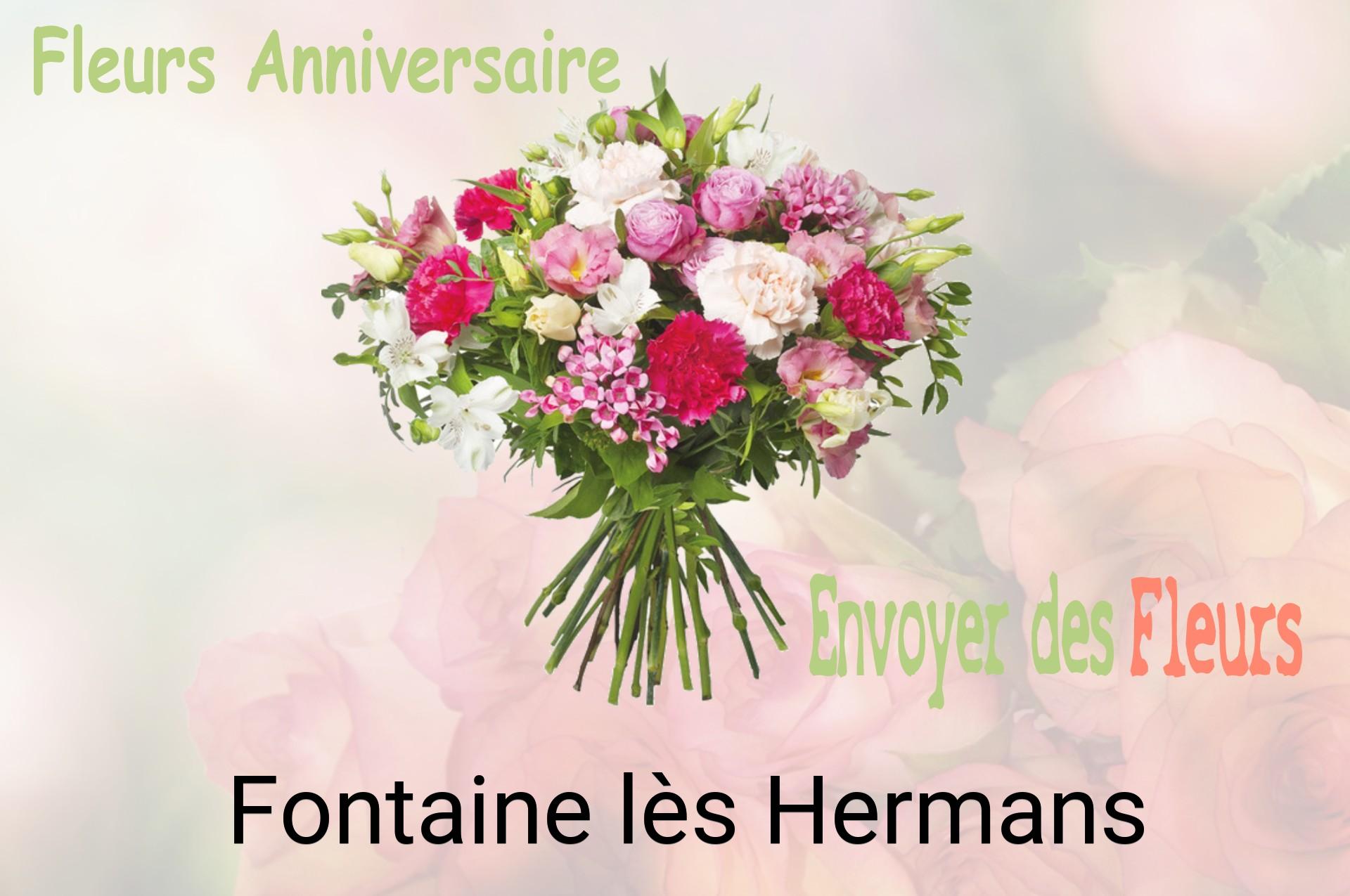 Bouquet de fleurs d’anniversaire livré à Fontaine-lès-Hermans